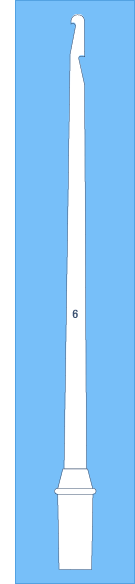 Curette Flexible - Aspiration Curette with Standard Fitting